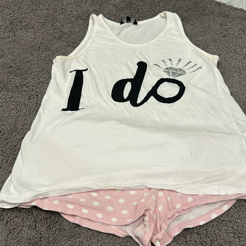 Bridal “I Do” Pajama Set